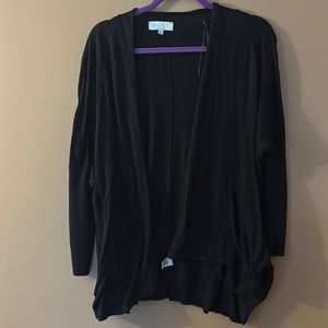 Black cardigan women size S Joan Vass